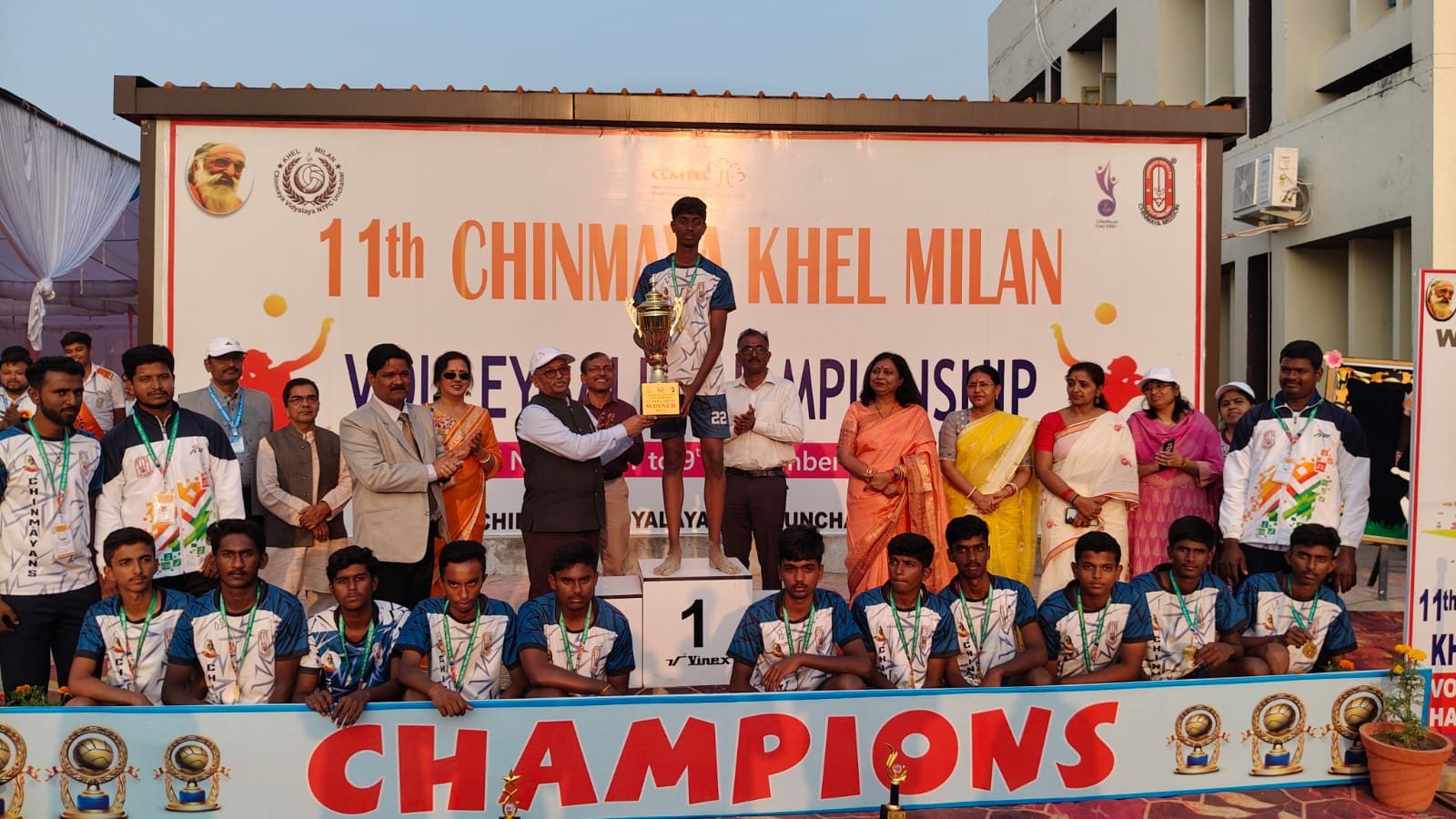 रायबरेली-NTPC:चिन्मय विद्यालय में तीसरे दिन खेल मिलन वॉलीबॉल प्रतियोगिता के साथ समापन