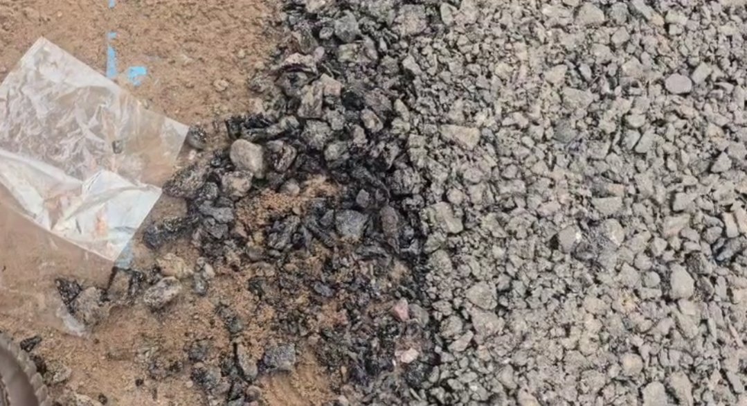 रायबरेली: 40 लाख की लागत से बन रही सड़क पर भ्रस्टाचार का आरोप