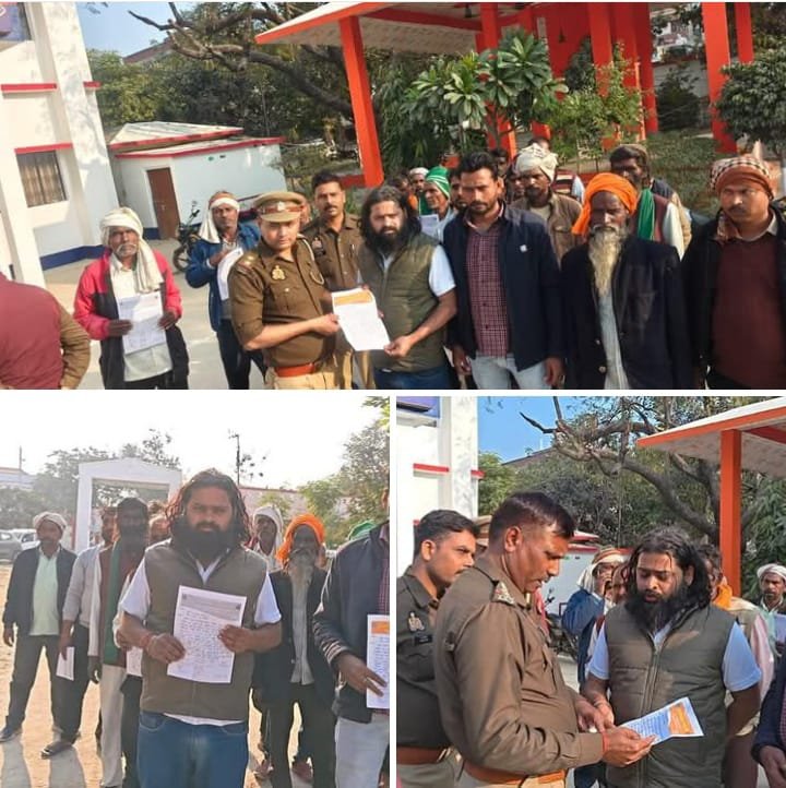 रायबरेली - दबंग भूमाफिया कर रहे हैं मंदिर की जमीन पर जबरन कब्जा