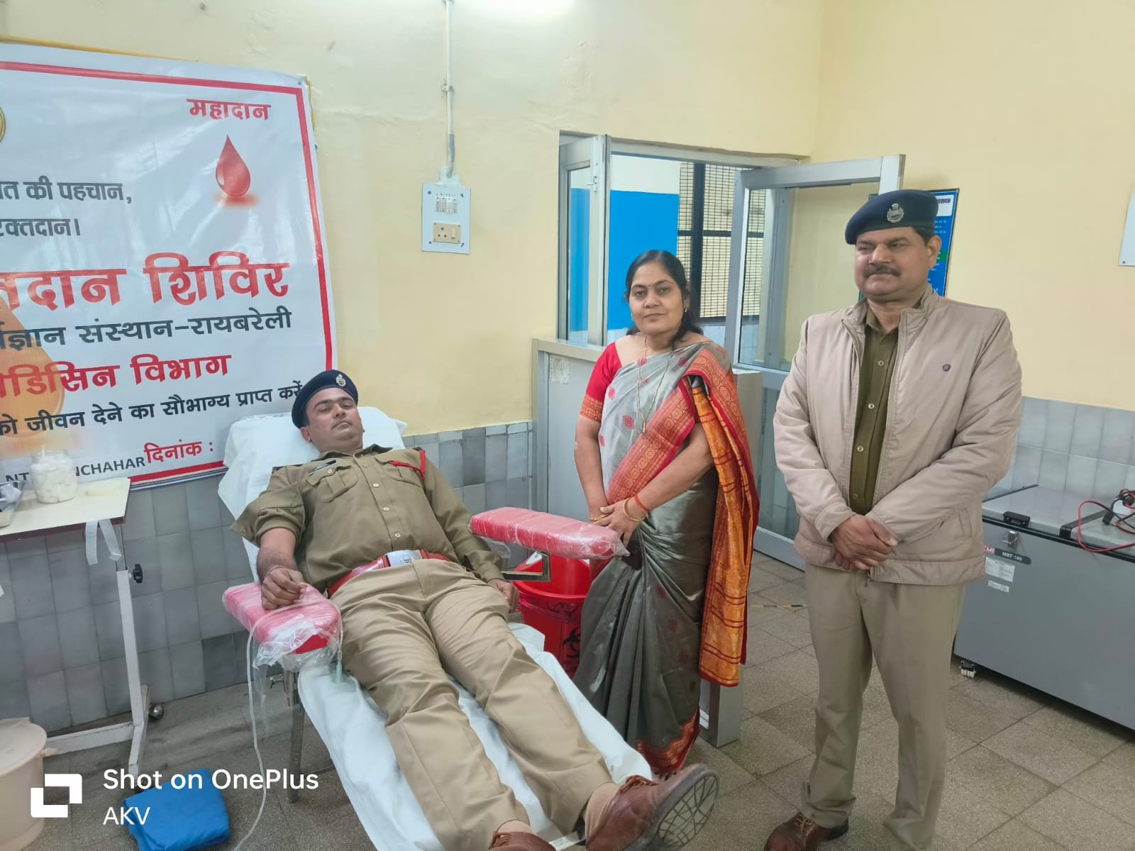 रायबरेली-एनटीपीसी चिकित्सालय के शिविर में 27 लोगों ने किया रक्तदान,,