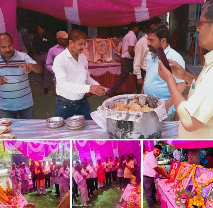 रायबरेली-अशोक जयंती पर आयोजित हुआ भंडारा , सैकड़ों ने चखा प्रसाद,,,