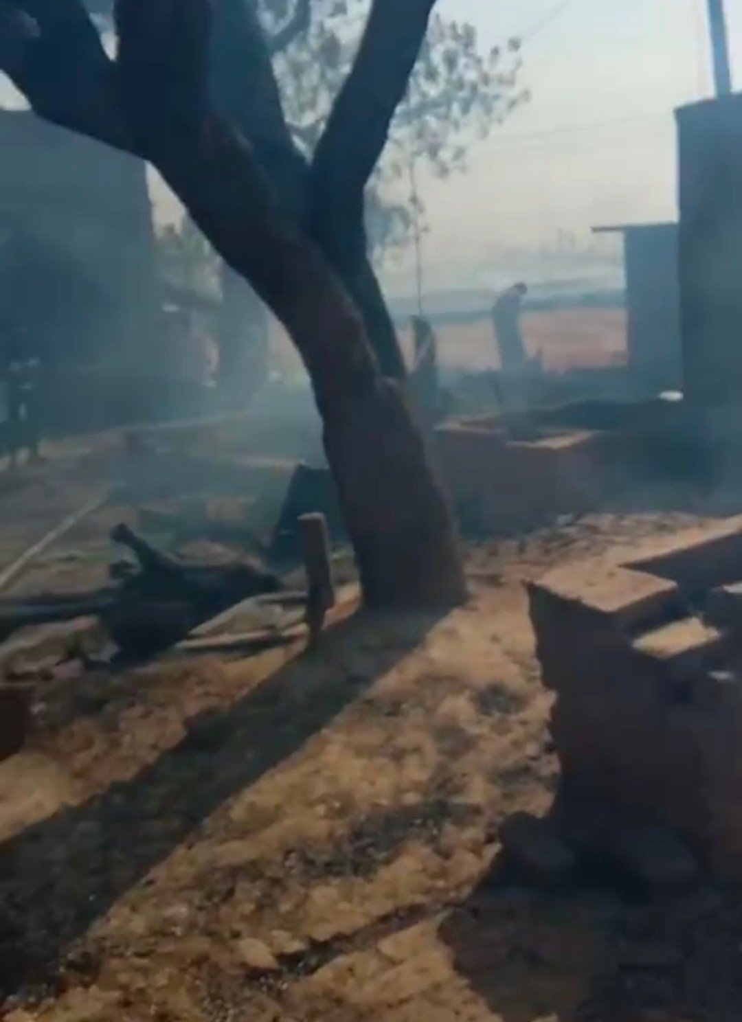 रायबरेली में सिलेंडर ब्लास्ट होने से गांव में मची भगदड़