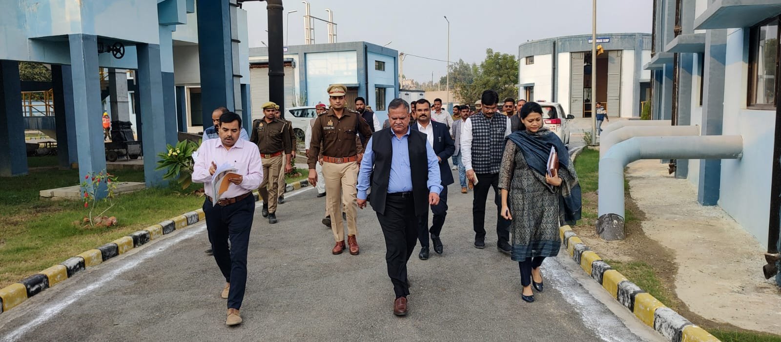 रायबरेली-मुख्य सचिव उत्तर प्रदेश शासन ने सिवरेज ट्रीटमेंट प्लांट का किया निरीक्षण