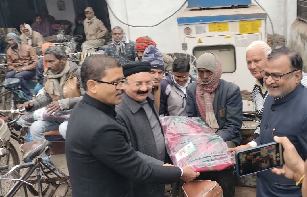 रायबरेली-शीत लहरी से प्रभावित लोगो को राहुल गांधी ने किया याद - के.एल. शर्मा