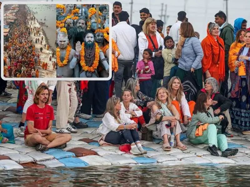 विदेशियों में महाकुंभ का जबरदस्‍त क्रेज, केवल इस एक देश से आ रहे हजारों श्रद्धालु