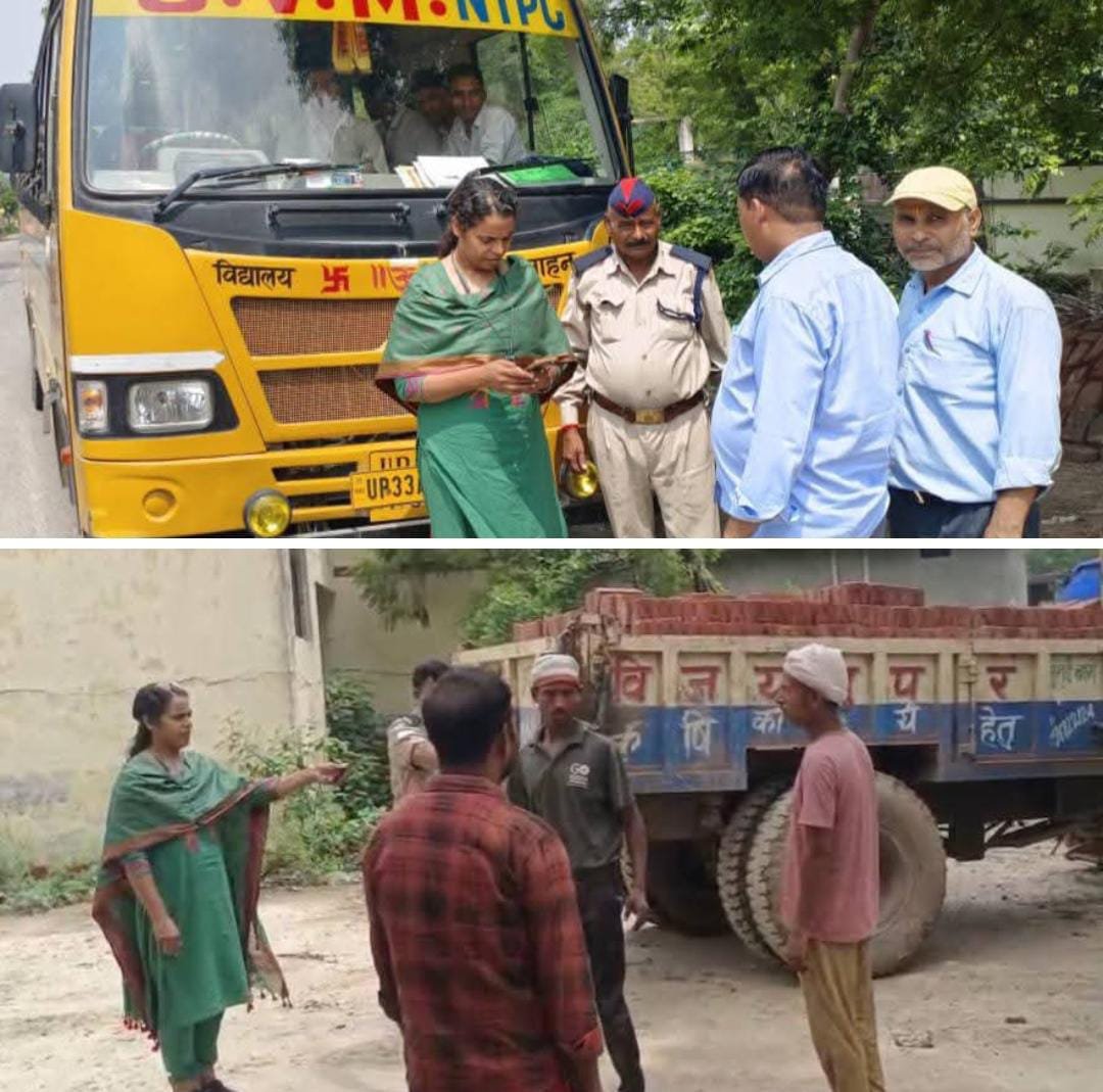 रायबरेली-ऊंचाहार में यात्री कर अधिकारी ने चेकिंग अभियान चलाकर चार वाहन किये सीज, नौ का काटा चालान,,,,