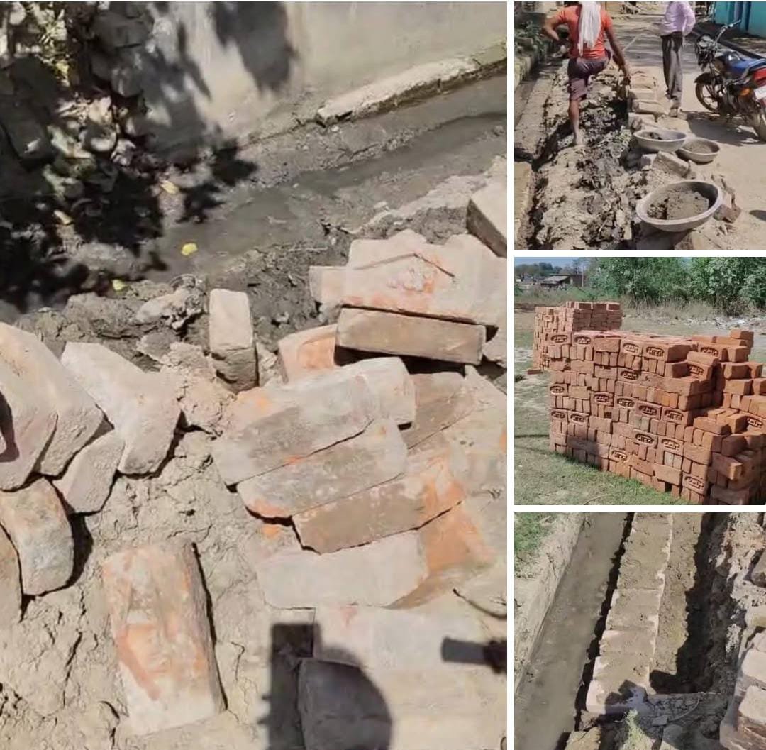 रायबरेली-घटिया निर्माण कार्य में अधिशाषी अधिकारी की कार्रवाई मात्र खानापूर्ति, ठेकेदार के आगे अधिकारी नतमस्तक,, 