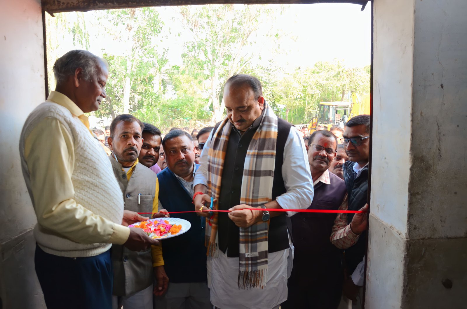 उद्यान मंत्री ने किया सहकारी समिति धान क्रय केंद्र का उद्घाटन*