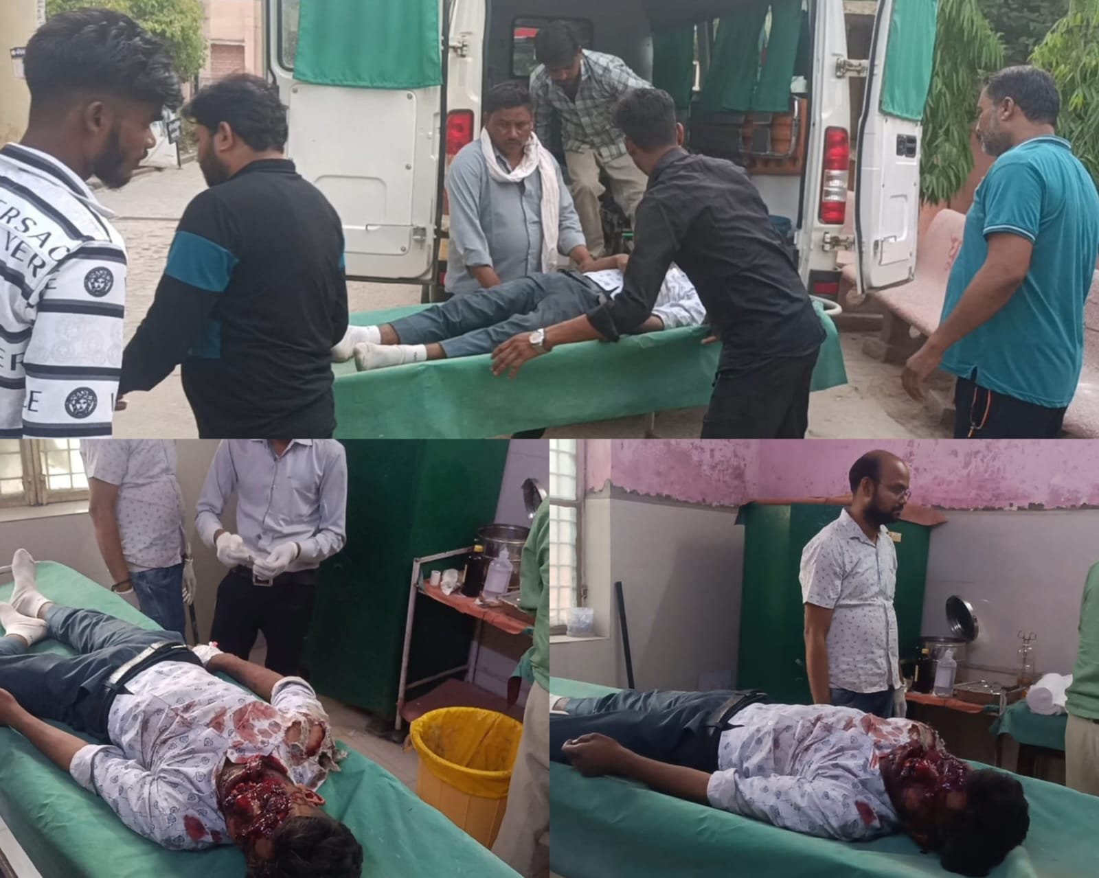 रायबरेली-अज्ञात वाहन की टक्कर से युवक गंभीर रूप से  घायल