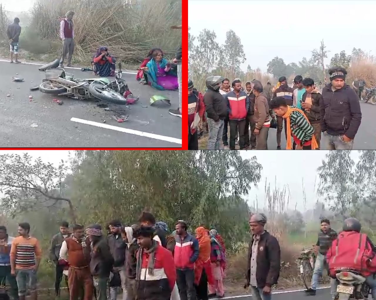 Raibareli-डीसीएम व बाइक की आमने-सामने की टक्कर से युवक की दर्दनाक मौत