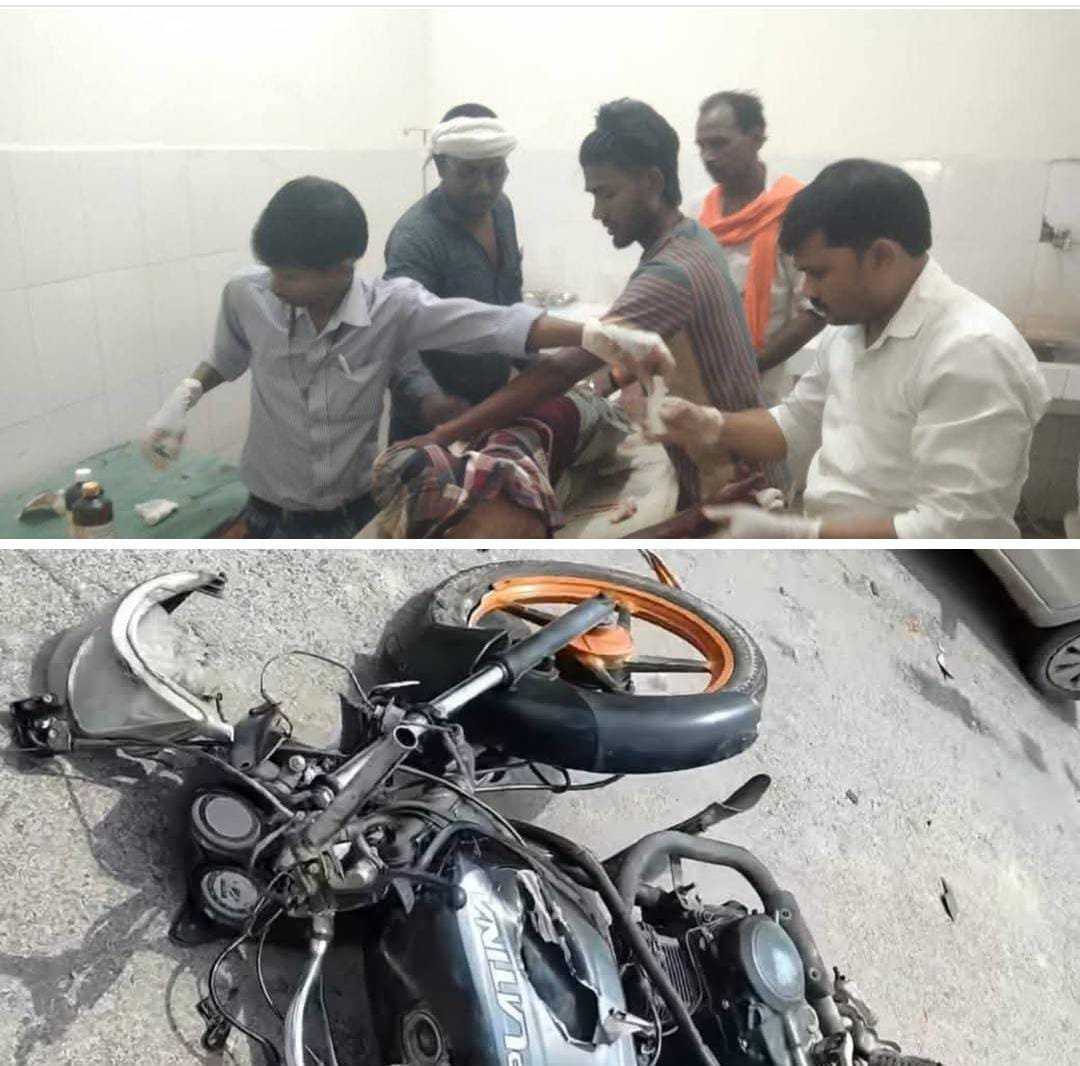 रायबरेली-ट्रक की टक्कर से बाईक सवार दो युवक घायल, दोनों रेफर,,,, 