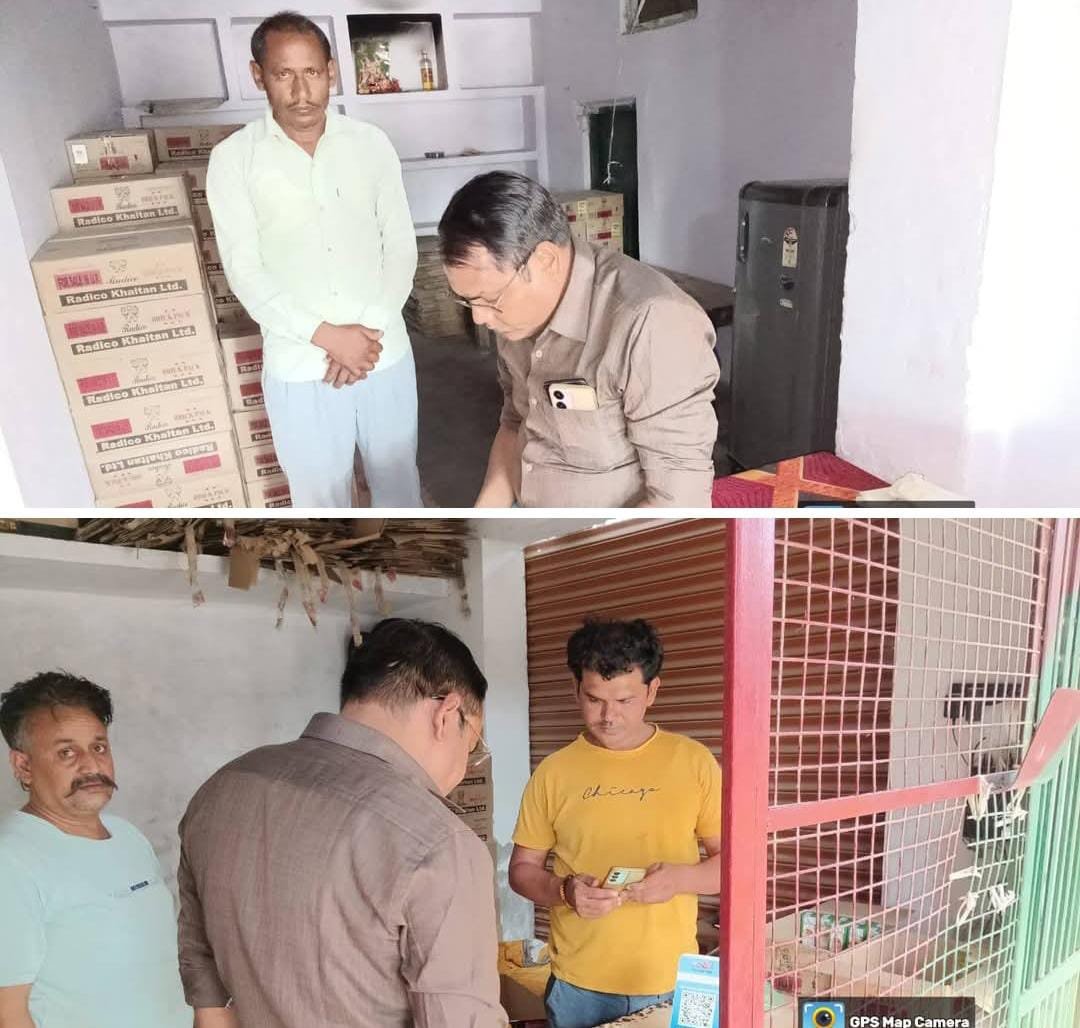 रायबरेली-देशी-अंग्रेजी शराब दुकानों पर छापेमारी, ओवर रेटिंग और गुणवत्ता की जांच