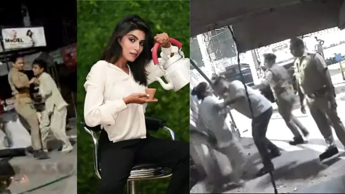 लखनऊ पुलिस ने 'मॉडल चाय वाली' का गिरेबान पकड़कर घसीटा... पिटाई की, वायरल वीडियो पर ACP बोले- 'ध्यान से देखो, पुलिस ने नहीं की अभद्रता'