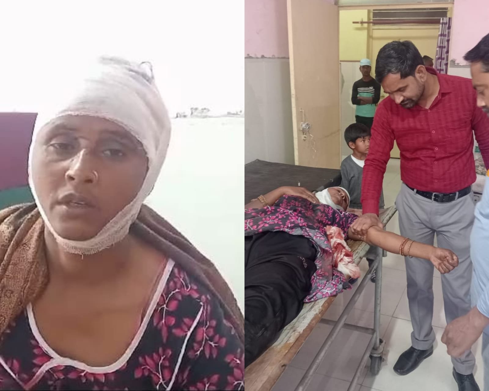 Raibareli-आपसी रंजिश के चलते महिला को पीटा