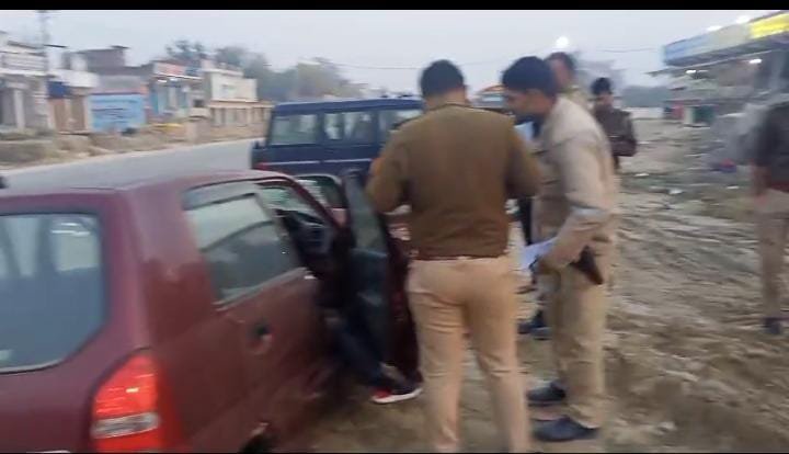 रायबरेली- कार को अज्ञात वाहन ने मारी टक्कर , चालक की मौत , दो महिलाएं घायल 