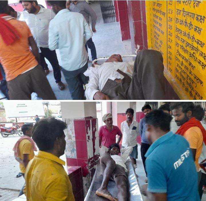 रायबरेली-बोलेरो ने बाइक सवारों मारी टक्कर , दो की हालत गंभीर 