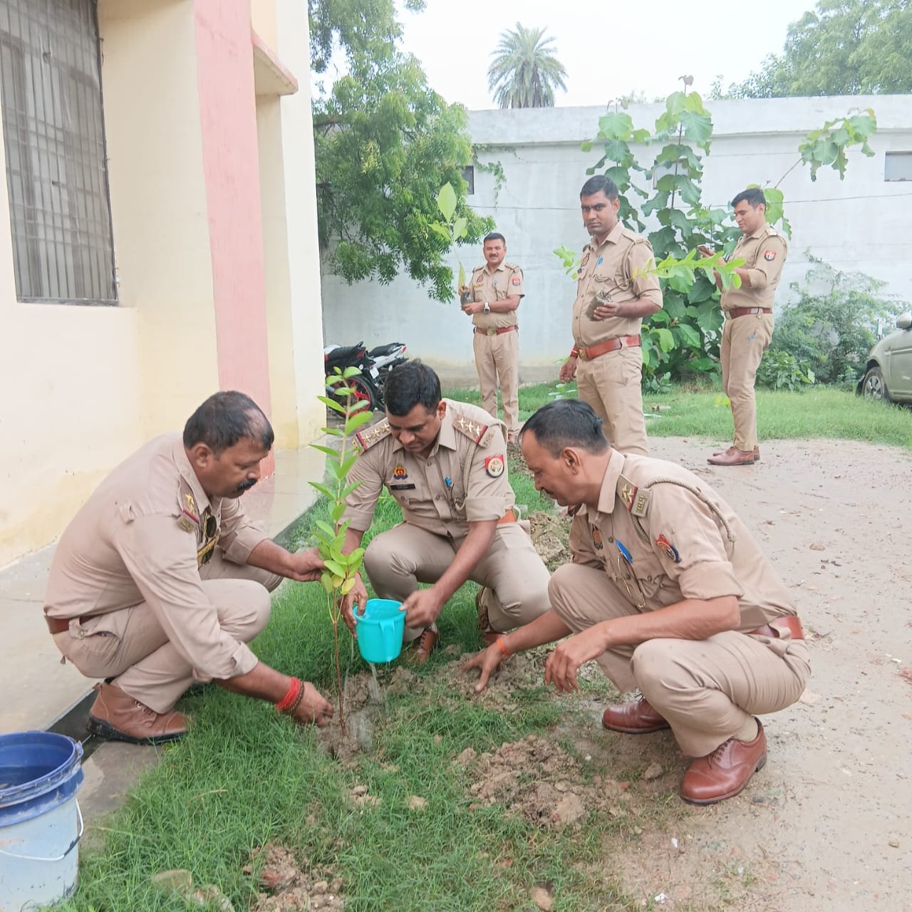 रायबरेली-कोतवाली परिसर में हुआ पौधरोपण, पर्यावरण संरक्षण का दिया संदेश,,, 