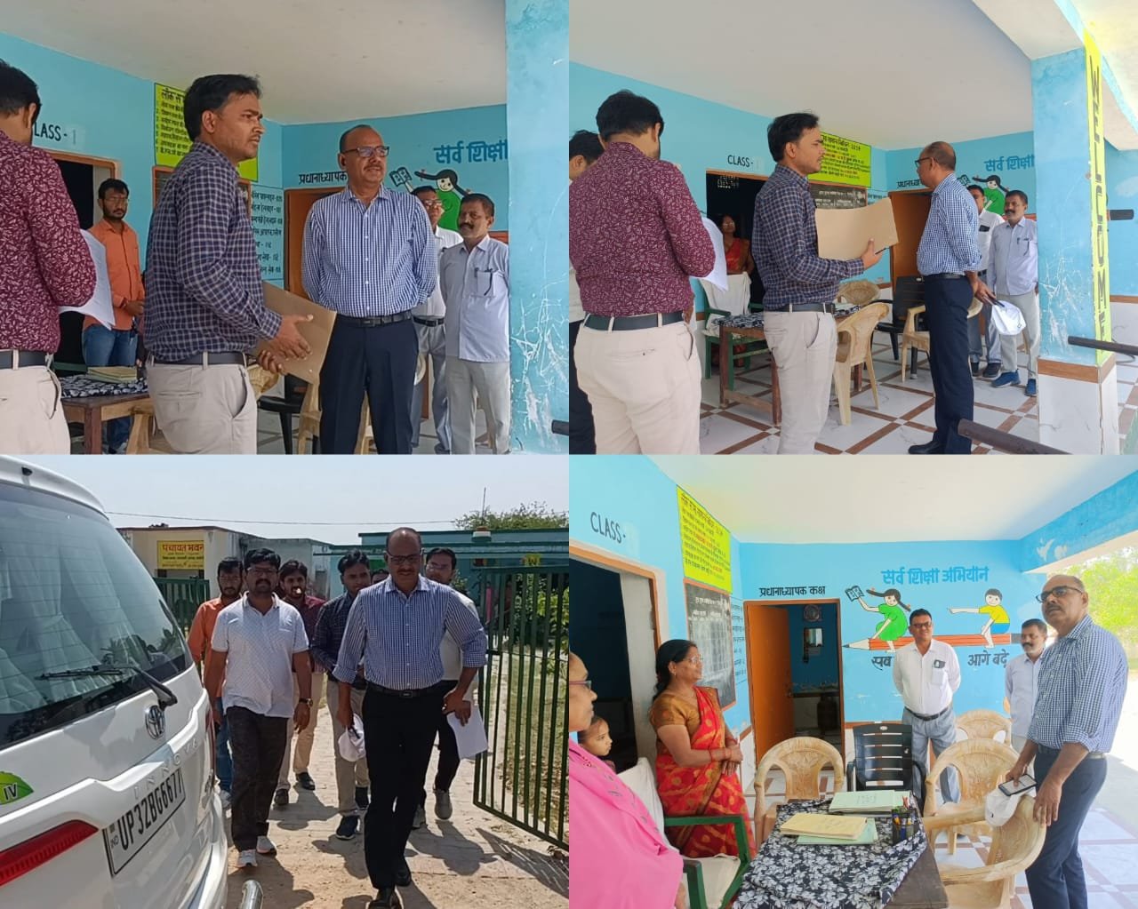 Raibareli-अचानक पहुंचे आयुक्त ने किया मतदान केंद्रों का निरीक्षण , मचा हड़कम्प