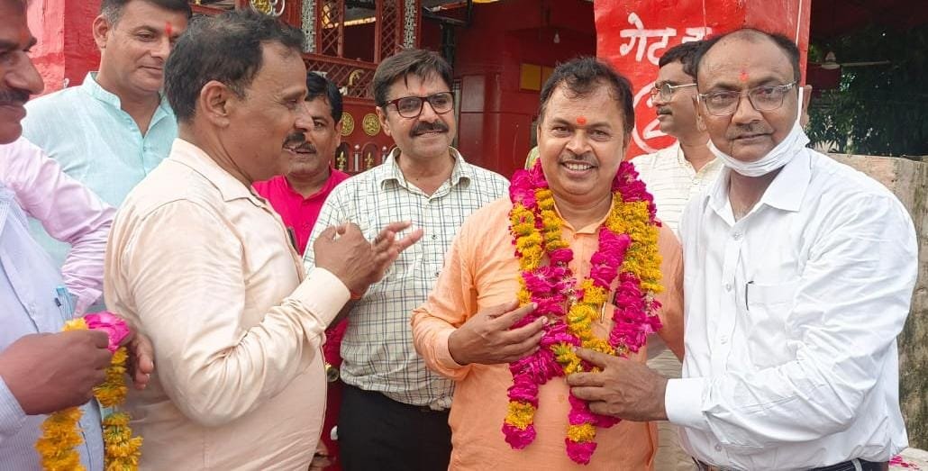 नवनिर्वाचित प्रदेश अध्यक्ष का शिक्षकों ने किया भव्य स्वागत