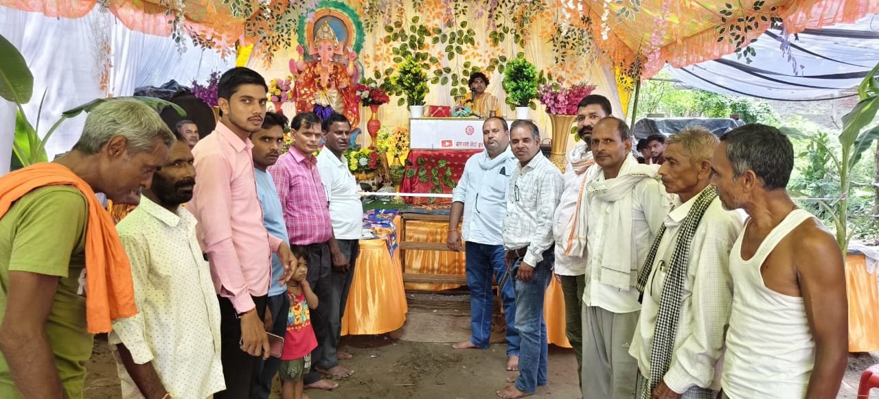 रायबरेली-सीवन में गणेश चतुर्थी पर शुरू हुआ पूजन महोत्सव