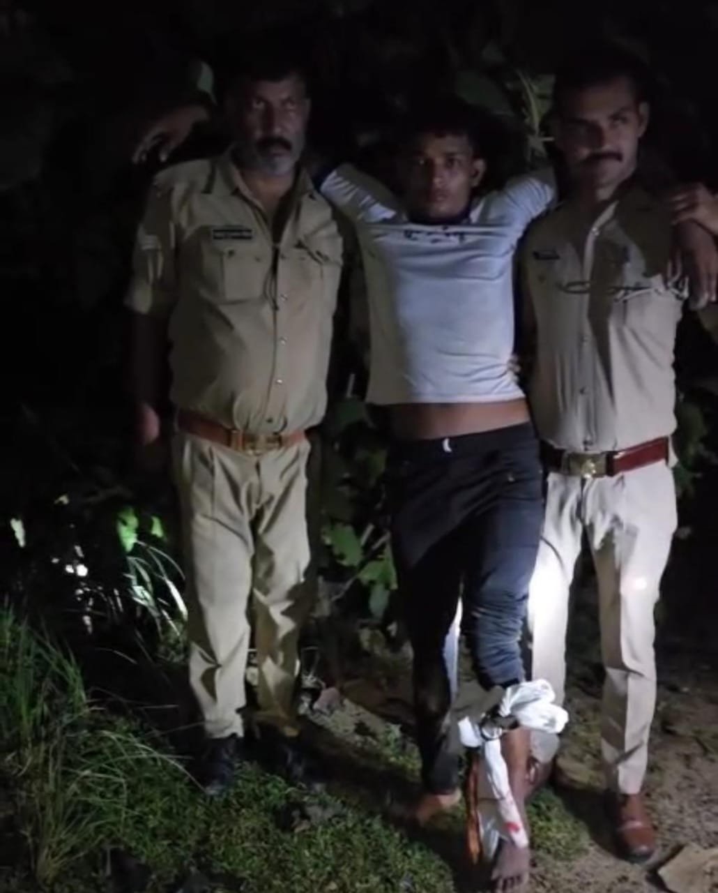 रायबरेली पुलिस ने ऑपरेशन लंगड़े के तहत एक और अपराधी को किया लंगड़ा 