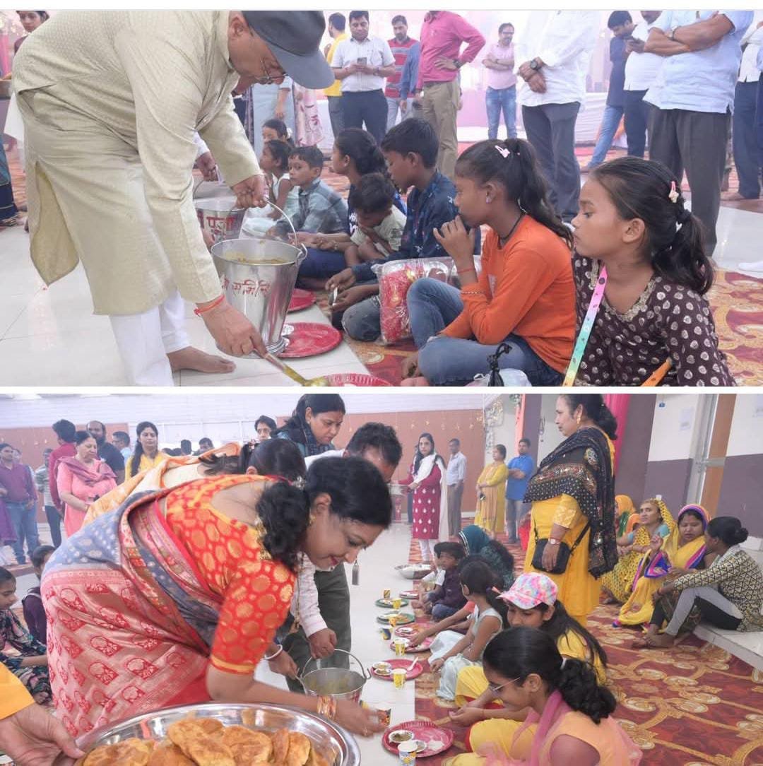 रायबरेली-एनटीपीसी के विशाल भंडारे में छह हजार लोगों ने चखा प्रसाद,,,,,