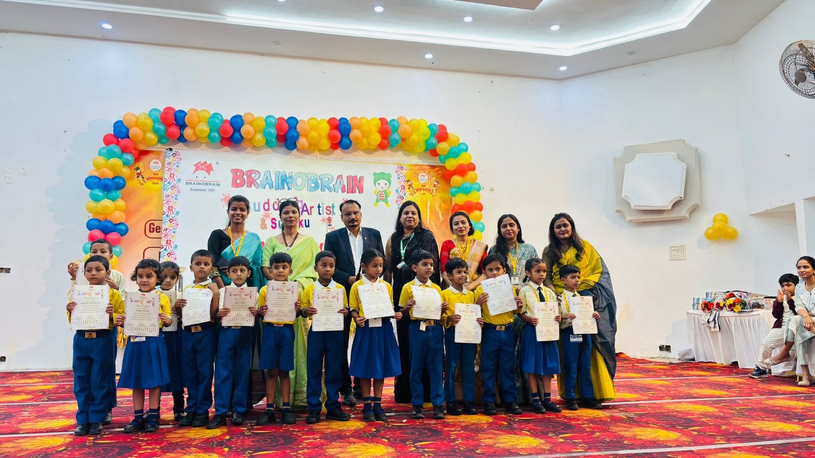 मानसिक विकास,एकाग्रता, स्मरण शक्ति के लिए ब्रेन और ब्रेन का हुआ सफल आयोजन