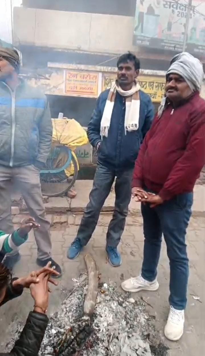 रायबरेली-शीतलहर की वापसी ने नगर पंचायत की व्यवस्था की खोली पोल