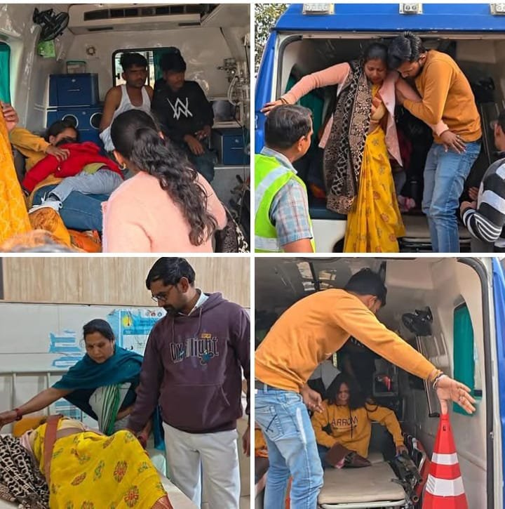 रायबरेली-अनियंत्रित बाइक ने स्कूटी में मारी टक्कर, मासूम बालिका सहित कुल 6 घायल 