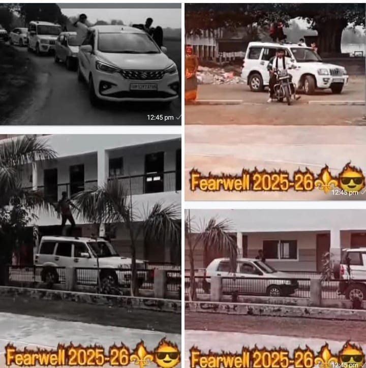 रायबरेली-गुरुकुल महाविद्यालय के छात्रों ने विदाई पार्टी के दौरान अपने शैक्षिक संस्कारों का पेश किया अद्भुत नजारा