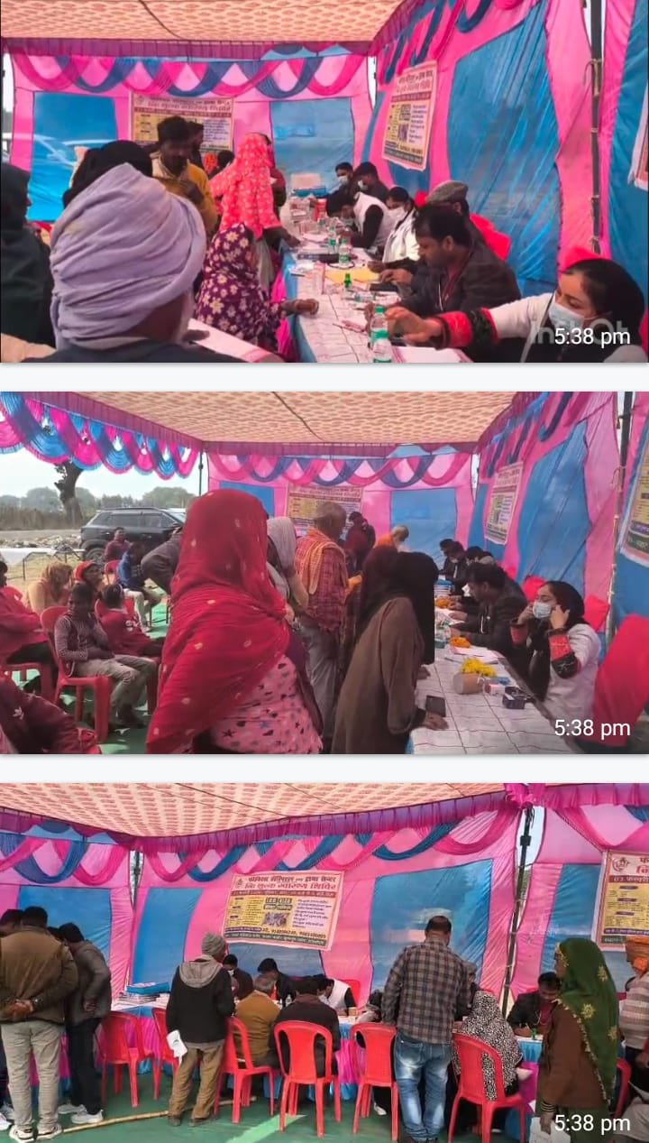 रायबरेली-ग्रामीण अंचल में स्वास्थ्य सेवाओं को सुदृढ़ करने के उद्देश्य से स्वास्थ्य कैंप का किया गया आयोजन