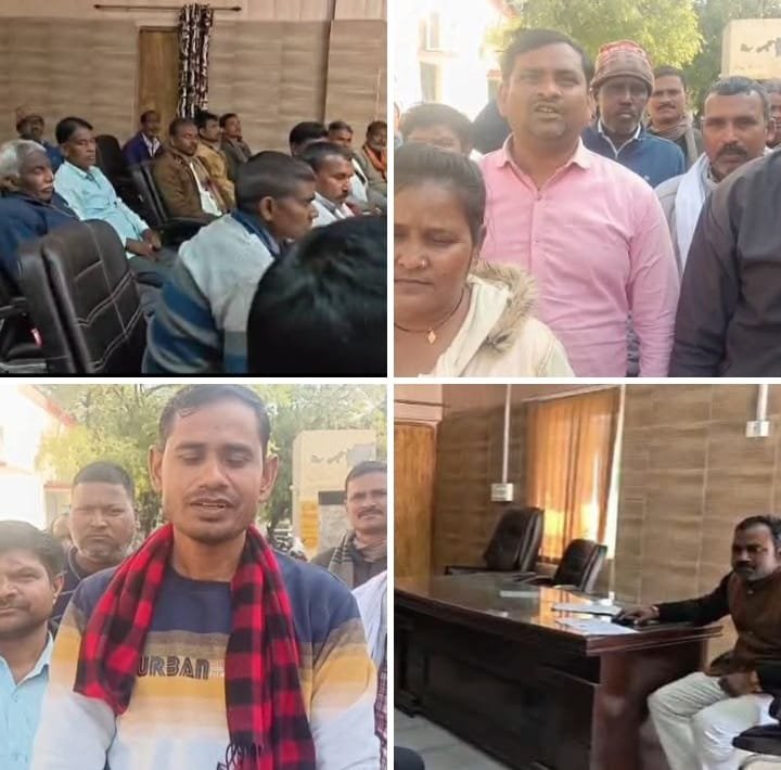 रायबरेली-जिला कार्यकारिणी के मन मुताबिक आदेश को लेकर सफाई कर्मियों ने आक्रोश जाहिर कर की नारेबाजी 