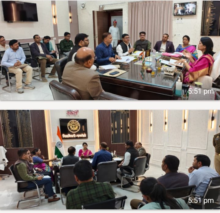 रायबरेली-विद्यालयों के ऊपर से निकल रही हाईटेंशन लाइन के विस्थापित किये जाने के सम्बन्ध में बैठक सम्पन्न 