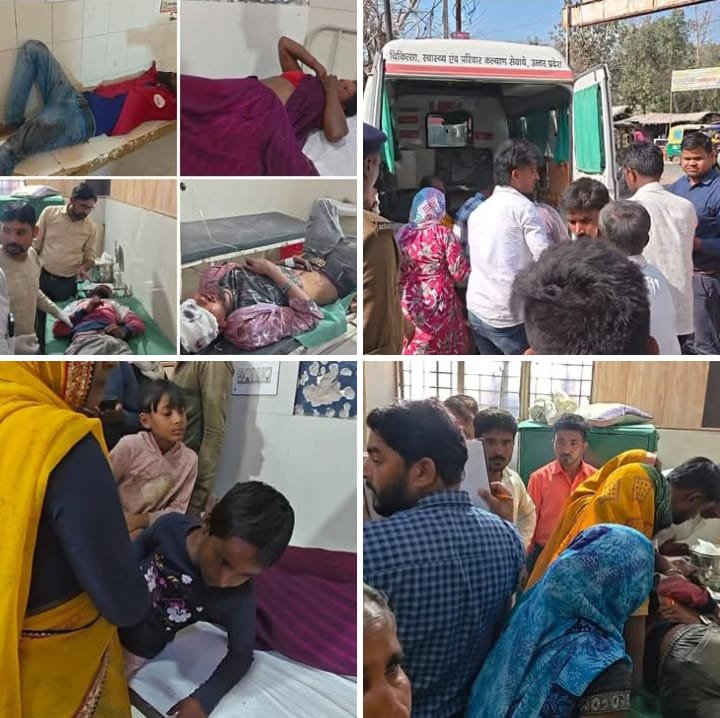 तेज रफ्तार अनियंत्रित बाइक सवारो ने सामने से आ रहे ई- रिक्शा में मारी जोरदार टक्कर