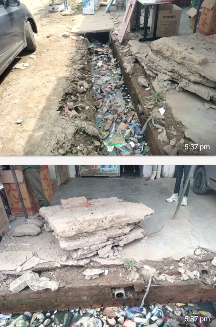 रायबरेली-नगर पंचायत प्रशासन की लापरवाही से चोटिल हो रहें लोग, दुकानदारों में दिख रहा आक्रोश