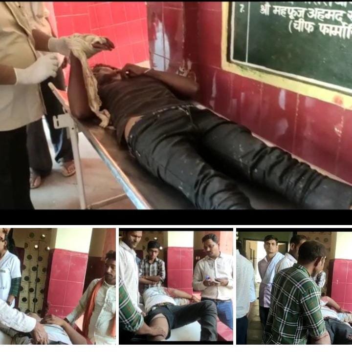 रायबरेली- अलग-अलग मार्ग दुर्घटनाओं में चार लोग घायल,एक रेफर,,,,