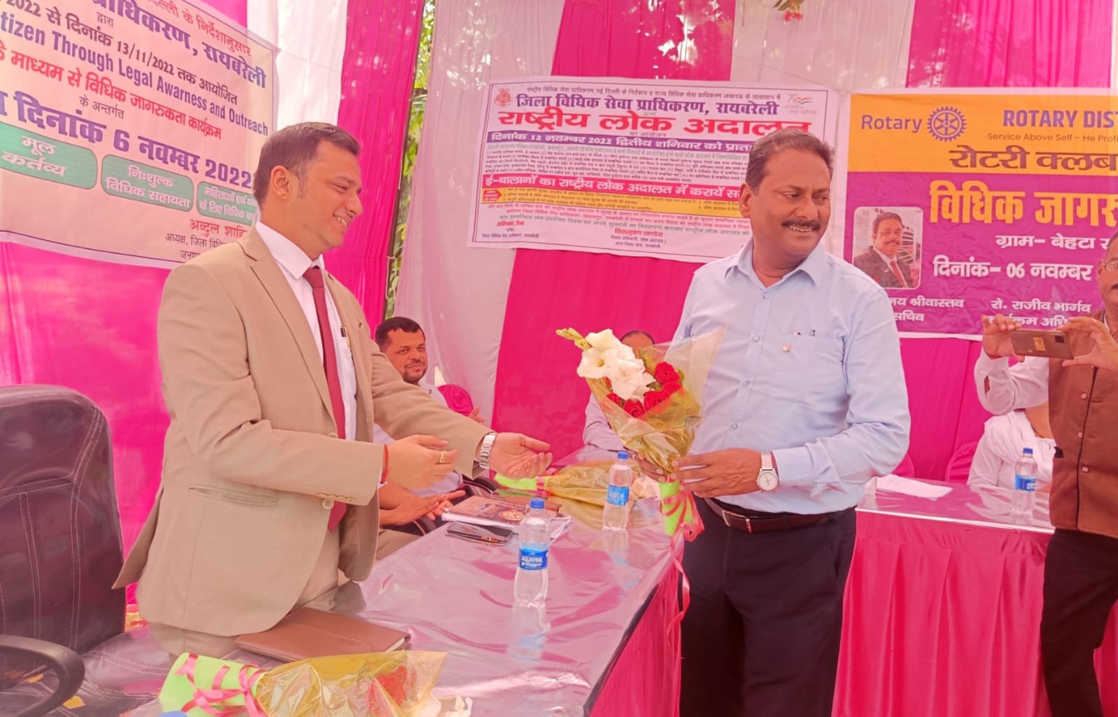 रायबरेली-कानूनी रूप से जागरूक करने के लिए बेहटा खुर्द गांव को रोटरी क्लब ने लिया गोद*