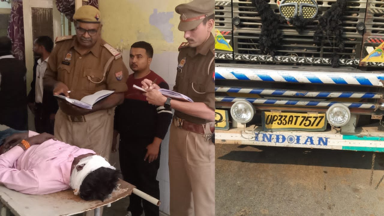 रायबरेली-मोटर साइकिल सवार को ट्रक ने मारी टक्कर*