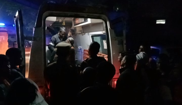 Raibareli-दो बाईकों की भिडंत,पांच घायल