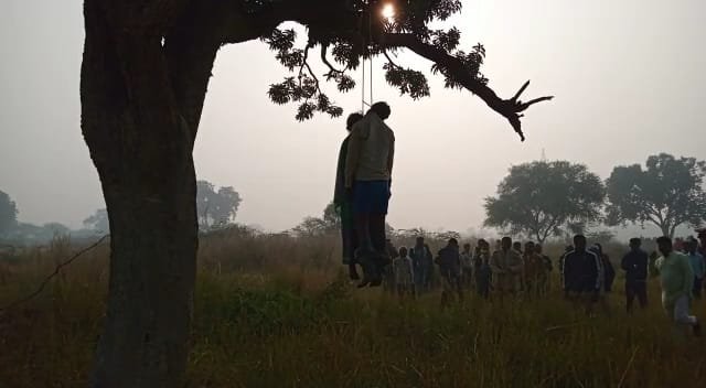 Raibareli-प्रेमी युगल का फंदे पर आम के पेड़ से लटकता मिला शव