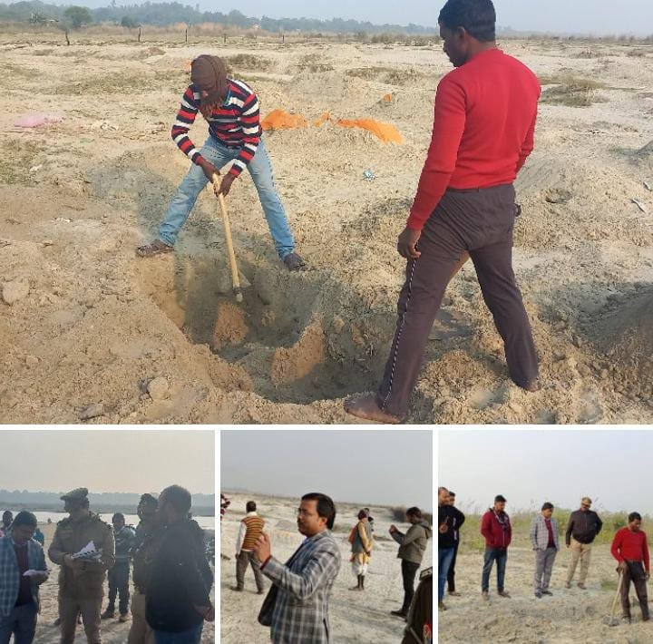 रायबरेली-मारपीट के बाद मृत अधेड़ का दफन शव नौ दिन बाद निकाला गया जाने क्यों,,,,,,