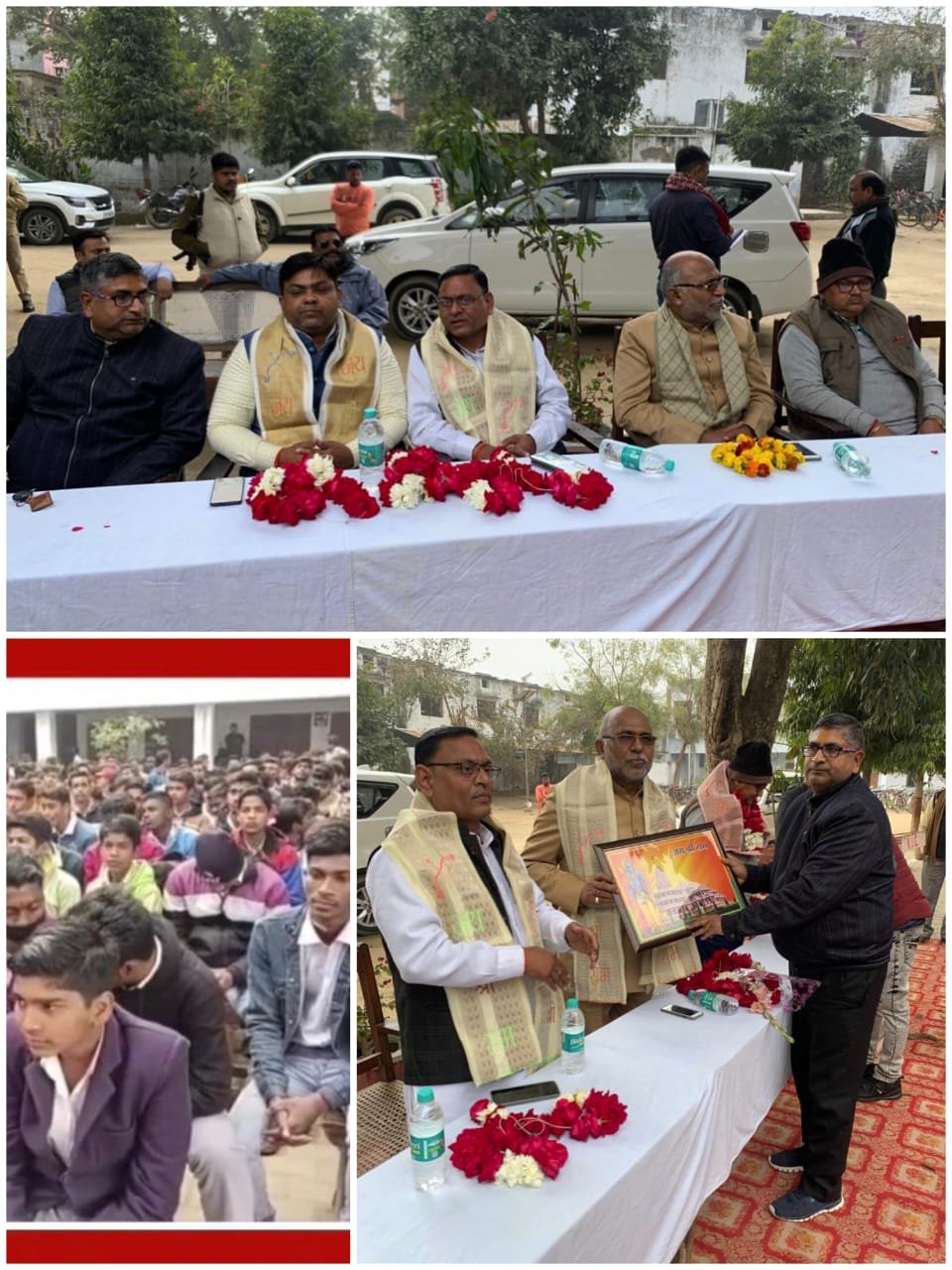 Raibareli-परीक्षा की चर्चा कार्यक्रम में पहुंचे राज्यमंत्री वीरेंद्र तिवारी