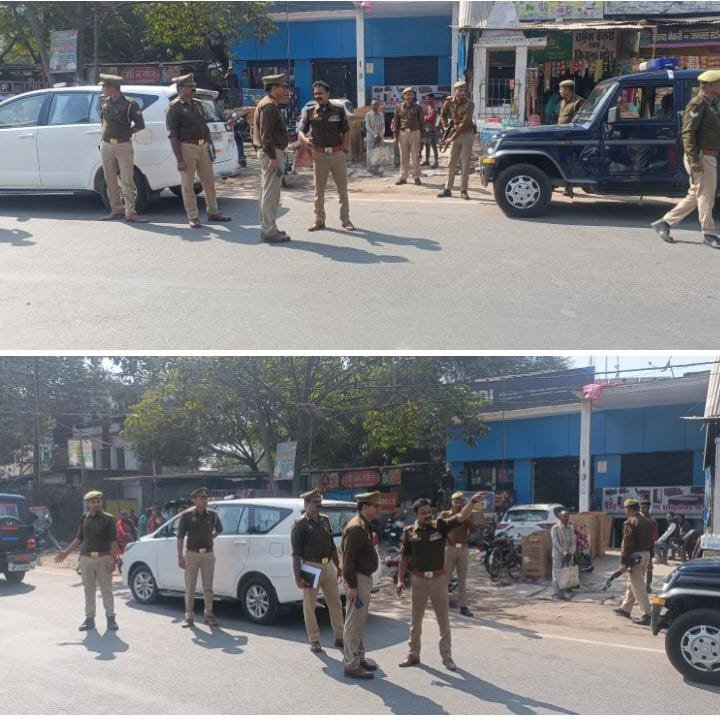 रायबरेली-पुलिस अधीक्षक अलोक प्रियदर्शी ने सोमवार को ऊंचाहार का आकस्मिक किया निरीक्षण,,,