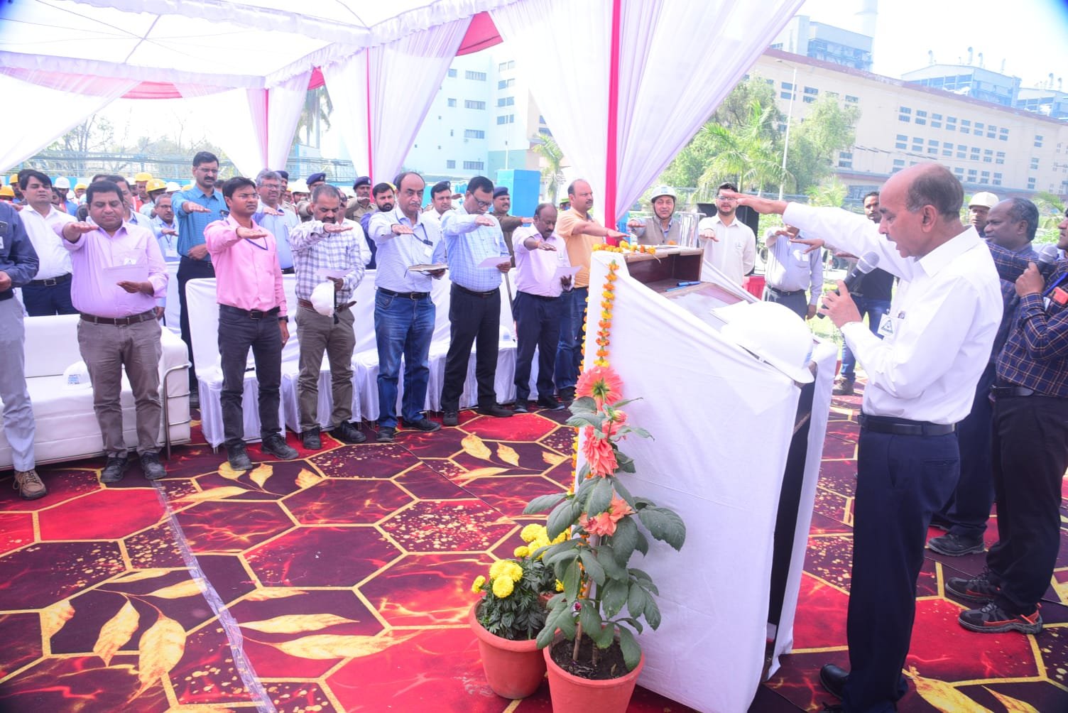 रायबरेली-राष्ट्रीय सुरक्षा दिवस समारोह के साथ एनटीपीसी में राष्ट्रीय सुरक्षा सप्ताह का हुआ शुभारंभ