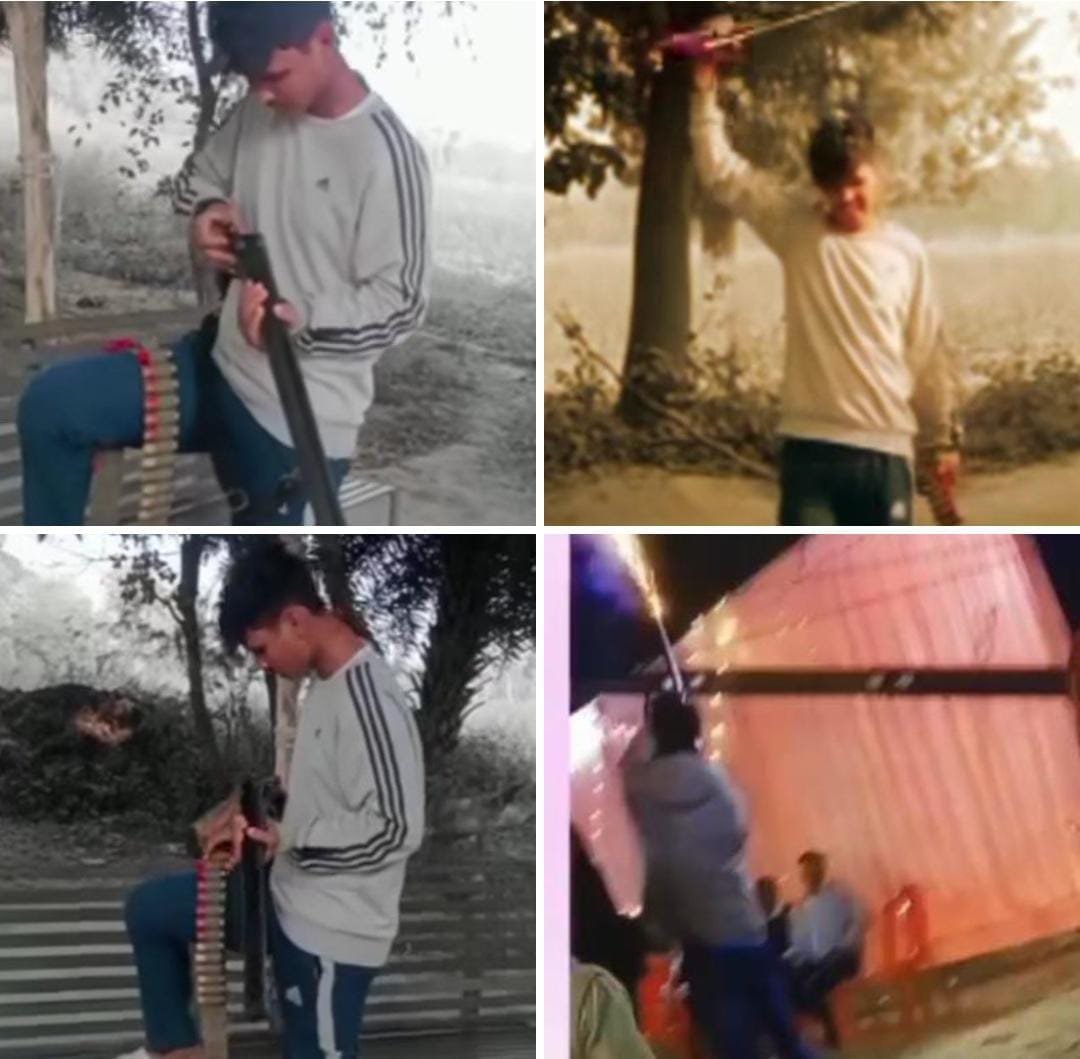 रायबरेली-निषेधाज्ञा के बावजूद तिलक समारोह में बंदूक से हर्ष फायरिंग,वीडियो वायरल