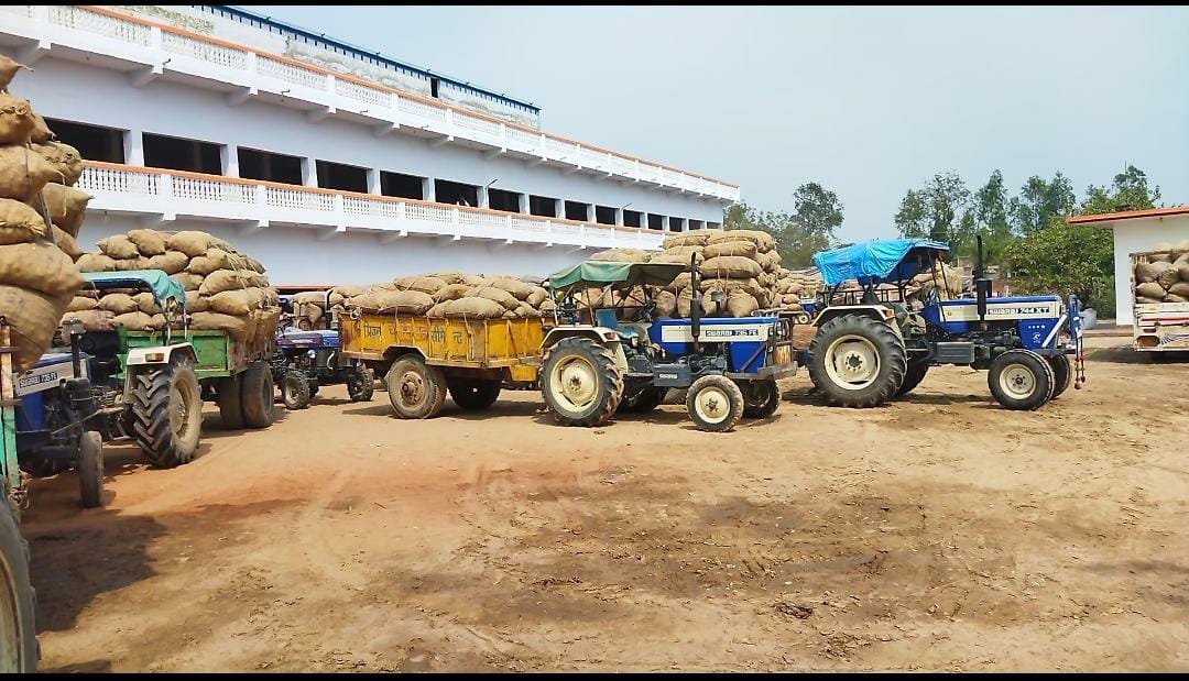 Raibareli-किसानों का आलू हो रहा है आसानी से जमा 