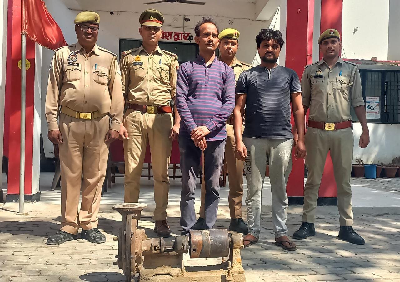 रायबरेली-पुलिस ने चोरी के सामन समेत चोरों को गिरफ्तार कर भेजा जेल
