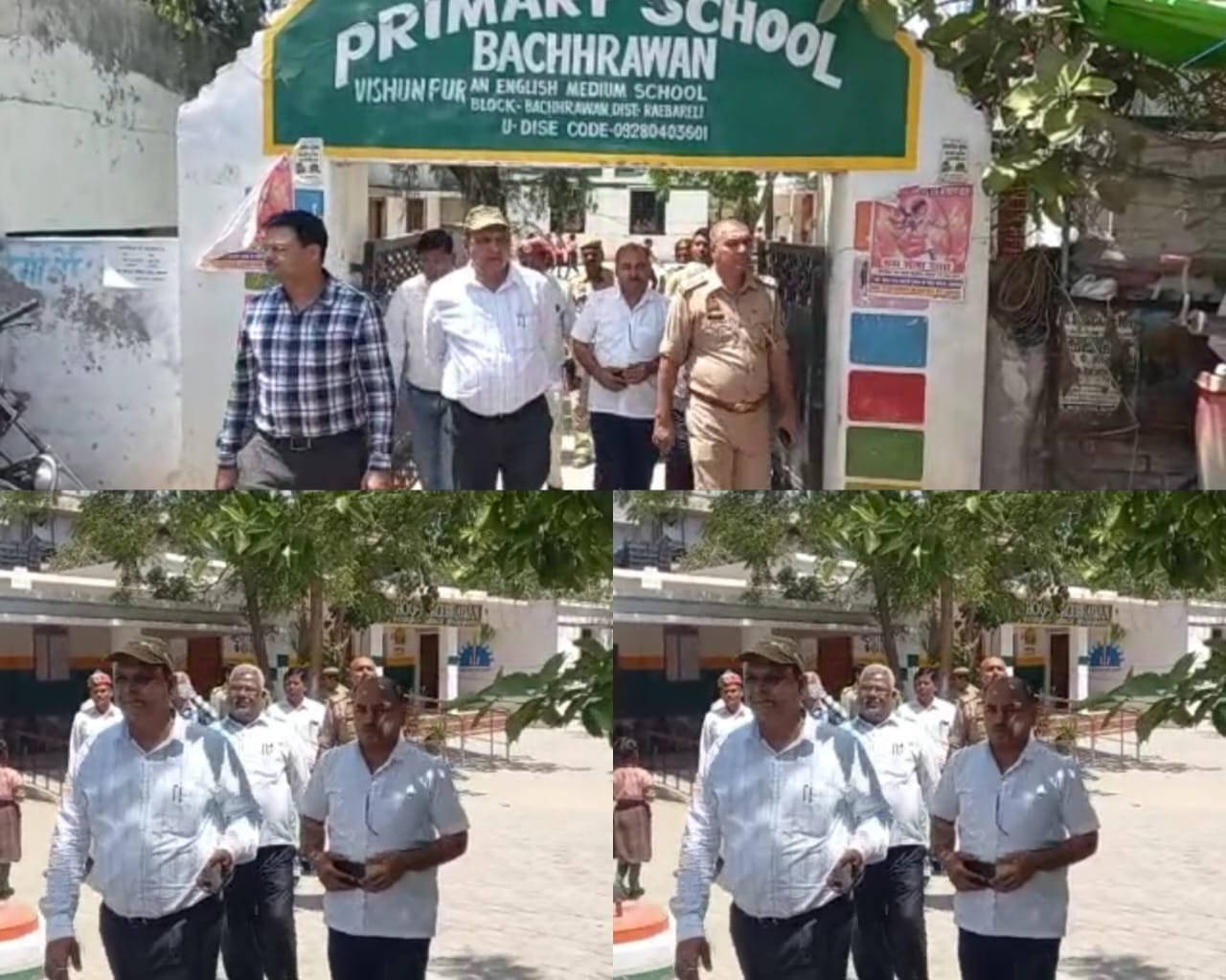 Raibareli-एसडीएम ने किया बूथों का निरीक्षण