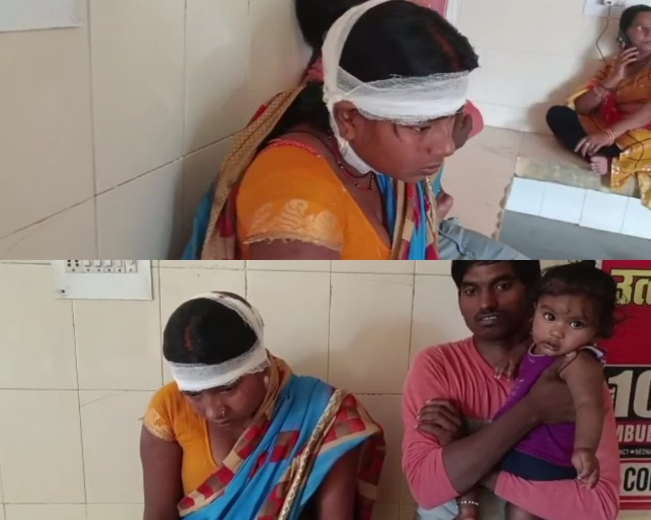 Raibareli-जमीन के बंटवारे को लेकर खूनी संघर्ष  , महिला घायल