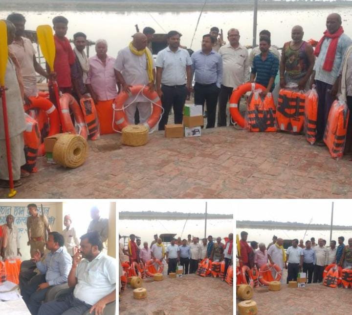 रायबरेली-कांवण यात्रा वा गंगा स्नान को  लेकर एसडीएम ने गोकना घाट का किया निरीक्षण,,,,,